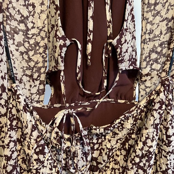 NWT Free People Shona Joy Valeria Cut Out Backless Dress 6 - Picture 12 of 15